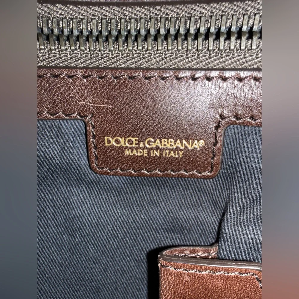 Dolce & Gabbana Tall Red Pebbled Leather Shopper Tote | Made in Italy